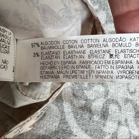 Zara Woman Floral Fitted Tulip High Paper Bag Waist Mini Skirt w/ Pockets - Picture 9 of 11